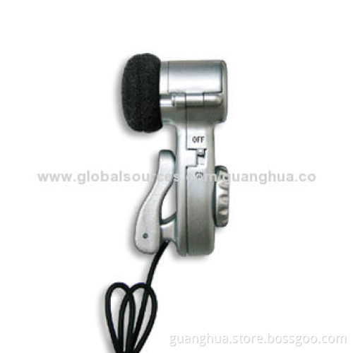 FM Radio with High-sensitivity Manual Tuning, Customized Logos are Welcome